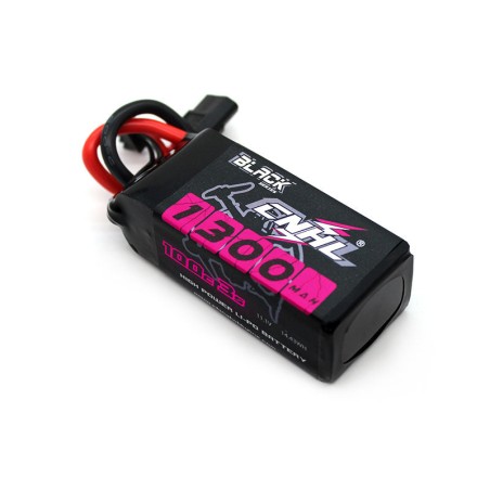 Value Edition 2 Packs CNHL Black Series 1300mAh 11.1V 3S 100C Lipo Battery with XT60 Plug-UK/CA Warehouse