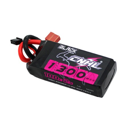 Value Edition CNHL Black Series 1300 mAh 7,4 V 2S 100 C Lipo-Akku mit T/Dean-Stecker