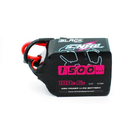 Value Edition [Combo] 2 Packungen CNHL Black Series 1500 mAh 22,2 V 6S 100 C Lipo-Akku mit XT60-Stecker