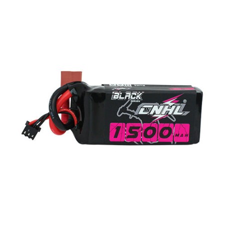 Value Edition [Combo] 2 Packungen CNHL Black Series 1500 mAh 7,4 V 2S 100 C Lipo-Akku mit T/Dean-Stecker