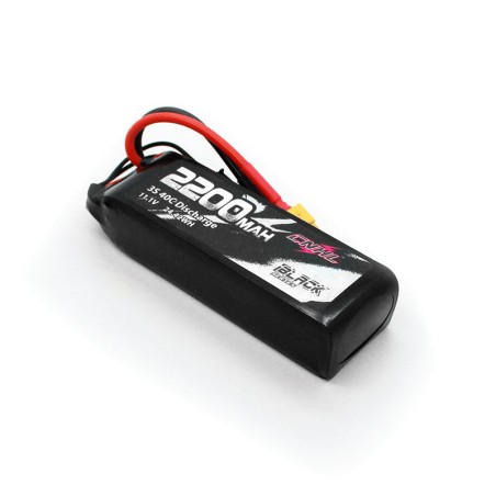 Value Edition 2 Packungen CNHL Black Series 2200 mAh 3S 11,1 V 40 C Lipo-Akku mit XT60-Stecker