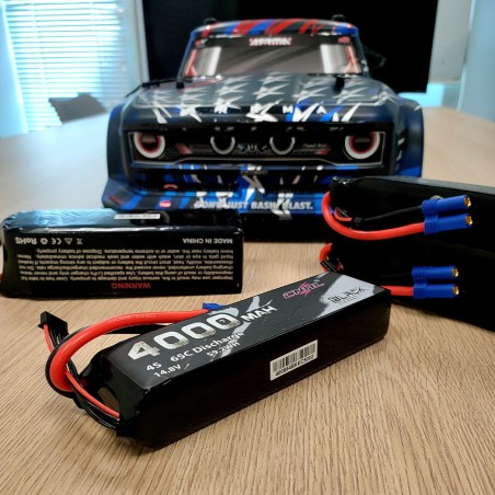 Value Edition CNHL Black Series 4000 mAh 14,8 V 4S 65C Lipo-Akku mit EC5-Stecker