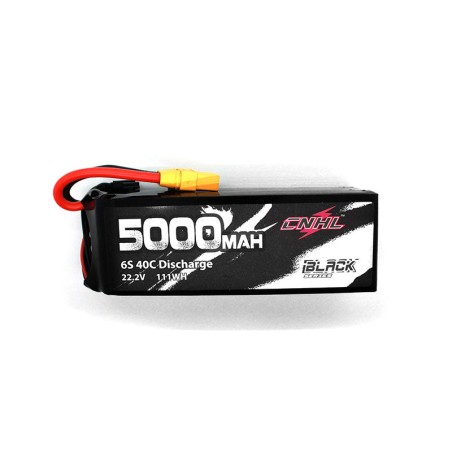 Value Edition CNHL Black Series 5000 mAh 22,2 V 6S 40C Lipo-Akku mit EC5-Stecker