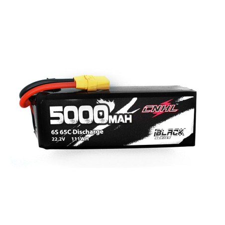 Value Edition CNHL Black Series 5000 mAh 22,2 V 6S 65C Lipo-Akku mit XT90-Stecker