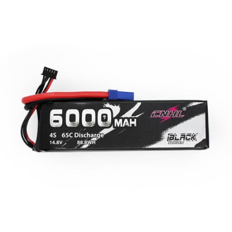 Value Edition CNHL Black Series 6000 mAh 14,8 V 4S 65C Lipo-Akku mit EC5-Stecker