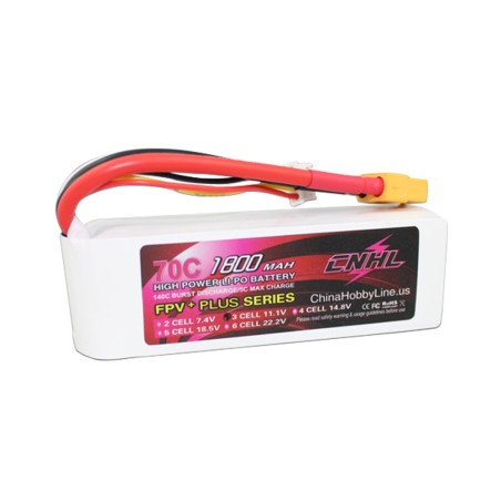 Value Edition CNHL G+Plus 1800mAh 11,1V 3S 70C Lipo Akku mit XT60 Stecker