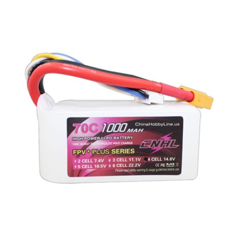 Value Edition CNHL G+Plus 1000 mAh 14,8 V 4S 70C Lipo-Akku mit XT60-Stecker