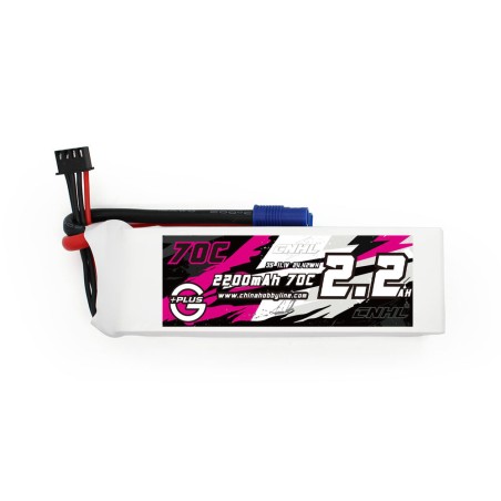 Value Edition CNHL G+Plus 2200 mAh 11,1 V 3S 70C Lipo-Akku mit EC3-Stecker