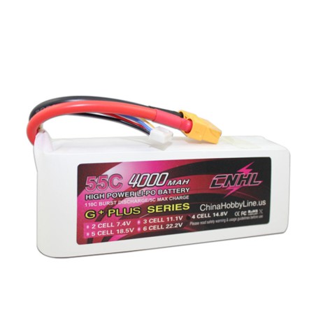 Value Edition CNHL G+Plus 4000 mAh 14,8 V 4S 55C Lipo-Akku mit XT90-Stecker