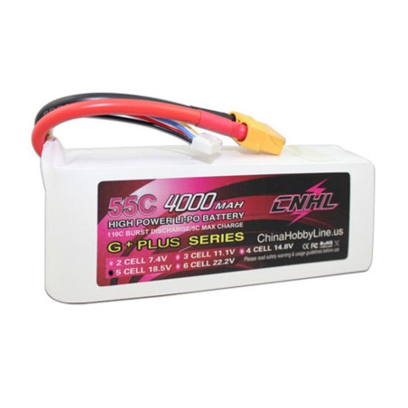 Value Edition CNHL G+Plus 4000 mAh 18,5 V 5S 55C Lipo-Akku mit XT90-Stecker