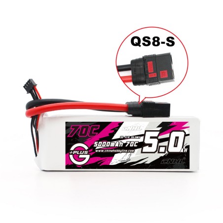 Value Edition CNHL G+Plus 5000 mAh 11,1 V 3S 70C Lipo-Akku mit QS8-Stecker