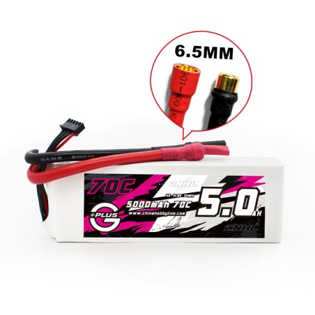 Value Edition CNHL 5000 mAh 14,8 V 4S 70C Lipo-Akku mit 6,5 mm Rundstecker