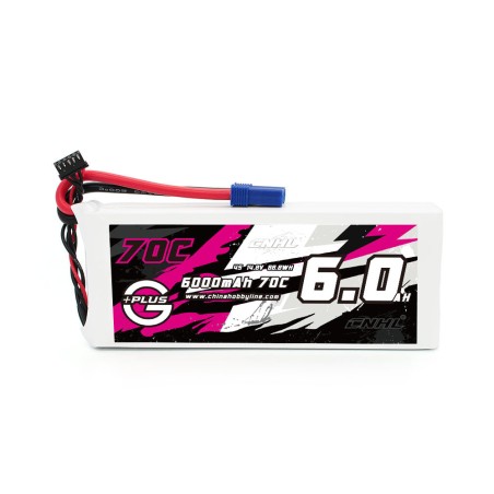 Value Edition CNHL G+Plus 6000 mAh 14,8 V 4S 70C Lipo-Akku mit EC5-Stecker