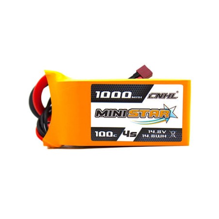 Value Edition CNHL MiniStar 1000 mAh 14,8 V 4S 100 C Lipo-Akku mit T/Dean-Stecker