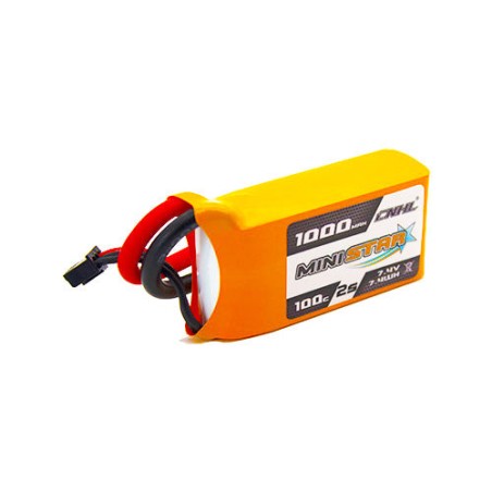 Value Edition CNHL MiniStar 1000 mAh 7,4 V 2S 100 C Lipo-Akku mit T/Dean-Stecker