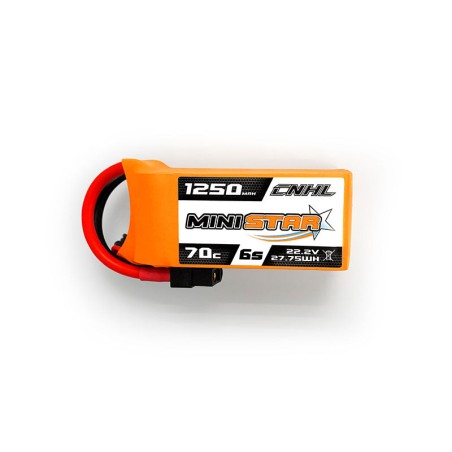 Value Edition CNHL MiniStar 1250 mAh 22,2 V 6S 70C Lipo-Akku mit XT60-Stecker