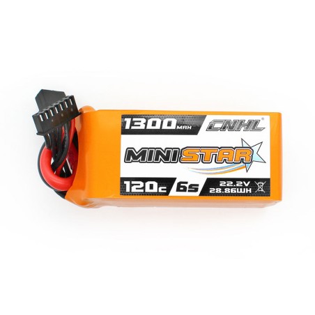 Value Edition CNHL MiniStar 1300 mAh 22,2 V 6S 120C Lipo-Akku mit XT60-Stecker