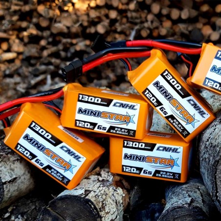 Value Edition CNHL MiniStar 1300 mAh 22,2 V 6S 120C Lipo-Akku mit XT60-Stecker