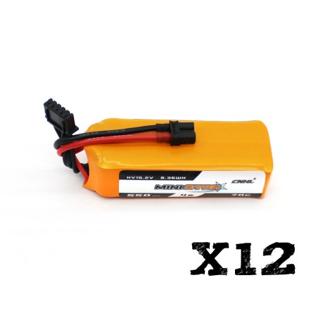 Value Edition 12 Packungen CNHL MiniStar HV 550 mAh 15,2 V 4S 70C Lipo-Akku mit XT30U-UK Warehouse