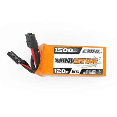 Value Edition CNHL MiniStar 1500 mAh 22,2 V 6S 120C Lipo-Akku mit XT60-Stecker