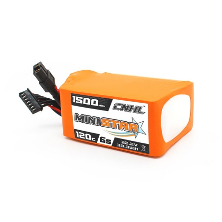 Value Edition CNHL MiniStar 1500 mAh 22,2 V 6S 120C Lipo-Akku mit XT60-Stecker