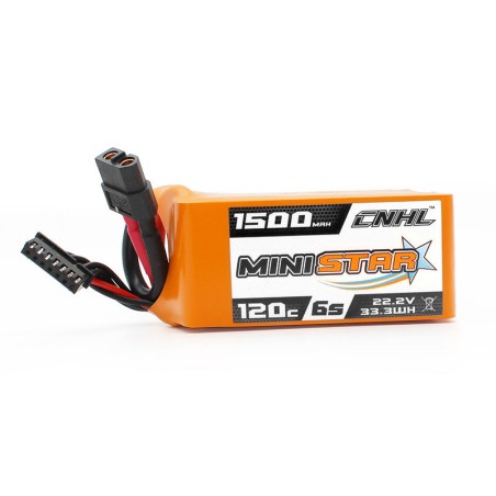 Value Edition [Combo] 4 Packungen CNHL MiniStar 1500 mAh 22,2 V 6S 120 C Lipo-Akku mit XT60-Stecker – UK-Lager