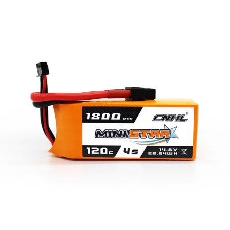 Value Edition CNHL MiniStar 1800 mAh 14,8 V 4S 120 °C (max. 200 °C) Lipo-Akku mit XT60-Stecker