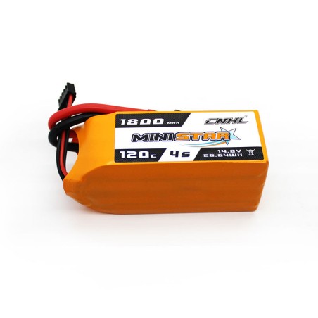 Value Edition CNHL MiniStar 1800 mAh 14,8 V 4S 120 °C (max. 200 °C) Lipo-Akku mit XT60-Stecker