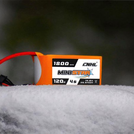 Value Edition CNHL MiniStar 1800 mAh 14,8 V 4S 120 °C (max. 200 °C) Lipo-Akku mit XT60-Stecker