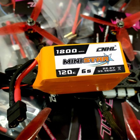 Value Edition CNHL MiniStar 1800 mAh 22,2 V 6S 120 C (max. 200 C) Lipo-Akku mit XT60-Stecker