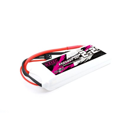 Value Edition 2 Packs CNHL 2200mAh 7.4V 2S 30C Lipo Battery with T/Dean Plug