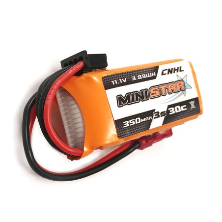 Value Edition 3 Packungen CNHL MiniStar 350 mAh 11,1 V 3S 30C Lipo-Akku mit JST