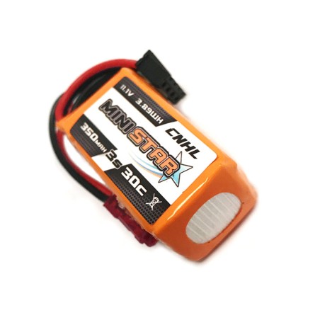 Value Edition 3 Packungen CNHL MiniStar 350 mAh 11,1 V 3S 30C Lipo-Akku mit JST