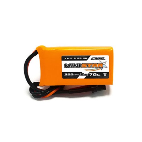 Value Edition 3 Packungen CNHL MiniStar 350 mAh 7,4 V 2S 70C Lipo-Akku mit XT30U