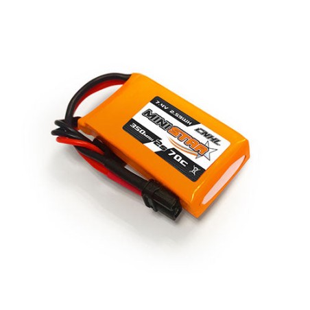 Value Edition 3 Packungen CNHL MiniStar 350 mAh 7,4 V 2S 70C Lipo-Akku mit XT30U