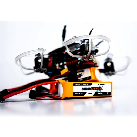 Value Edition [Kombi] 2 Packungen CNHL MiniStar 450 mAh 14,8 V 4S 70C Lipo-Akku mit XT30U