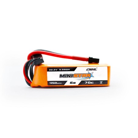 Value Edition CNHL MiniStar 450 mAh 22,2 V 6S 70C Lipo-Akku mit XT30U