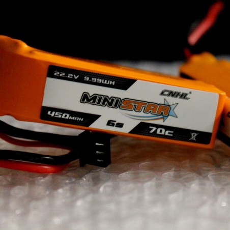 Value Edition CNHL MiniStar 450 mAh 22,2 V 6S 70C Lipo-Akku mit XT30U