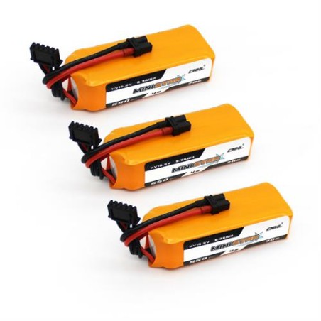 Value Edition 3 Packungen CNHL MiniStar HV 550 mAh 15,2 V 4S 70C Lipo-Akku mit XT30U