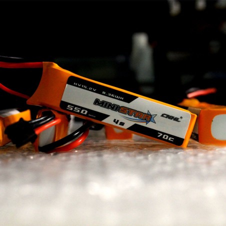 Value Edition 3 Packungen CNHL MiniStar HV 550 mAh 15,2 V 4S 70C Lipo-Akku mit XT30U