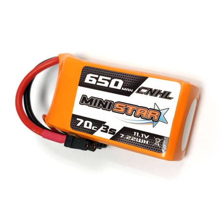 Value Edition [Kombi] 4 Packungen CNHL Ministar 650 mAh 11,1 V 3s 70c Lipo-Akku mit XT30U – UK-Lager