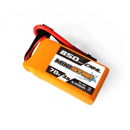 Value Edition 2 Packungen CNHL MiniStar 850 mAh 11,1 V 3S 70C Lipo-Akku mit XT30U