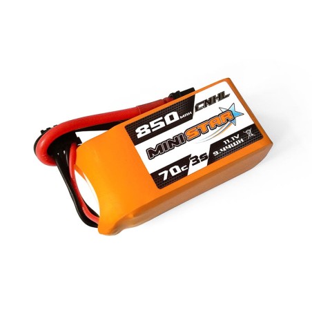 Value Edition 2 Packungen CNHL MiniStar 850 mAh 11,1 V 3S 70C Lipo-Akku mit XT30U