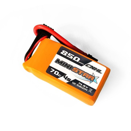 Value Edition [Kombi] 2 Packungen CNHL MiniStar 850 mAh 14,8 V 4S 70C Lipo-Akku mit XT30U