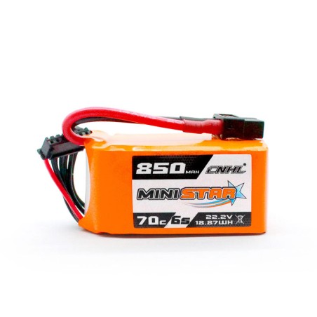 Value Edition CNHL MiniStar 850 mAh 22,2 V 6S 70C Lipo-Akku mit XT60-Stecker