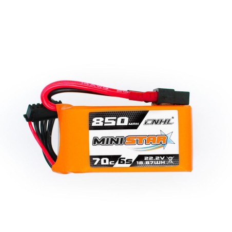 Value Edition CNHL MiniStar 850 mAh 22,2 V 6S 70C Lipo-Akku mit XT60-Stecker