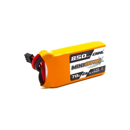 Value Edition 2 Packungen CNHL MiniStar 850 mAh 7,4 V 2S 70C Lipo-Akku mit XT30U