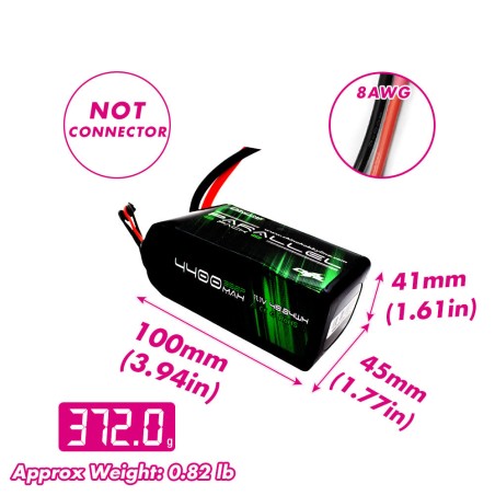 Value Edition CNHL Parallel Series 4400 mAh 11,1 V 3S 90C Shorty Lipo Akku Soft Pack