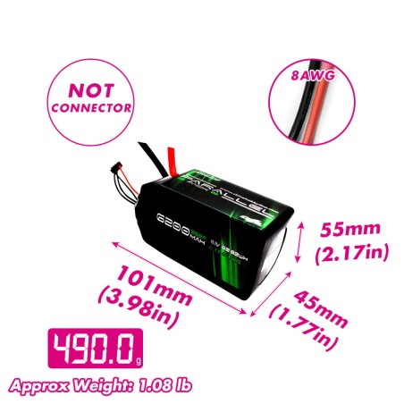 Value Edition CNHL Parallel Series 6200 mAh 11,1 V 3S 90C Shorty Lipo Akku Soft Pack