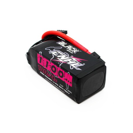 Value Edition 2 Packs CNHL Black Series 1100mAh 14.8V 4S 100C Lipo Battery with XT60 Plug